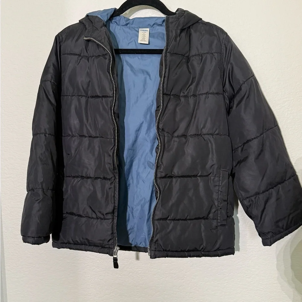 Gymboree Black Puffer CoatJacket for Kids, size Large 10